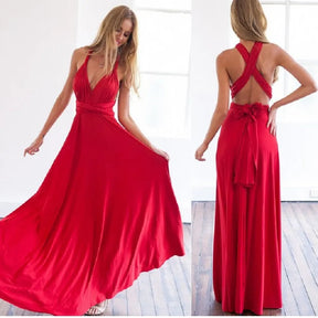 Vestido Feminino Elegant-Estilo Crossing vermelho